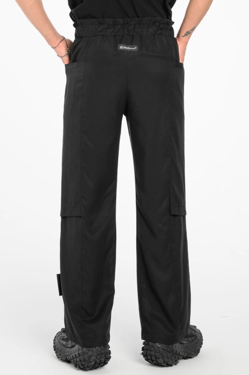 Spodnie lekkie letnie wiskozowe długie męskie eleganckie czarne antracyt (3).jpg