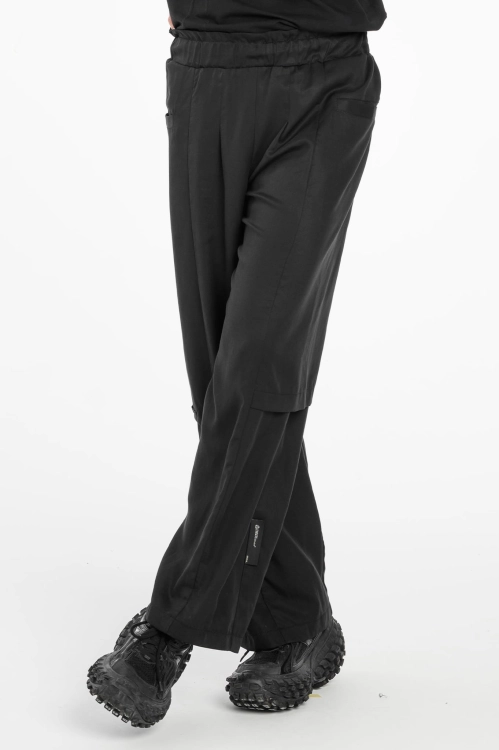 Spodnie lekkie letnie wiskozowe długie męskie eleganckie czarne antracyt (4).jpg