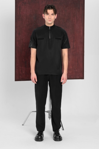 BOLD ICON t-shirt czarny ekskluzywny tencel wiskoza elegancki z tkaniny (3).jpg
