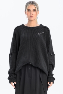 Sweter oversize bawełniany ciężki high fashion grunge (11).jpg
