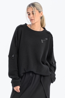 Sweter oversize bawełniany ciężki high fashion grunge (15).jpg