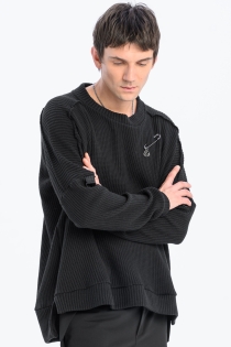 Sweter oversize bawełniany ciężki high fashion grunge (6).jpg