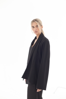 narzutka lekka marynarka elegancka do biura czarna synthetic oeko tex certyfikowana (14).jpg