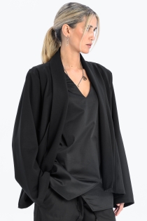 narzutka lekka marynarka elegancka do biura czarna synthetic oeko tex certyfikowana (5).jpg