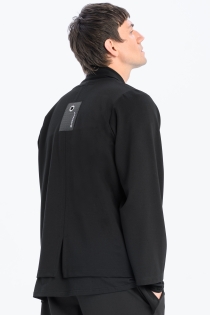 Lekka marynarka czarna narzutka męska bluza oddychająca do biura casual japan style (6).jpg