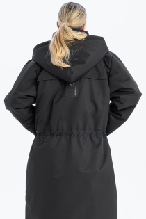Płaszcz climashield na zimę ciepły długi taliowany z kapturem ocieplany czarny all black designer exclusive (29).jpg