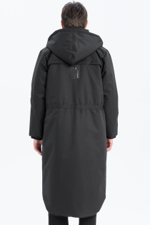 Płaszcz climashield na zimę ciepły długi taliowany z kapturem ocieplany czarny all black designer exclusive męski (14).jpg