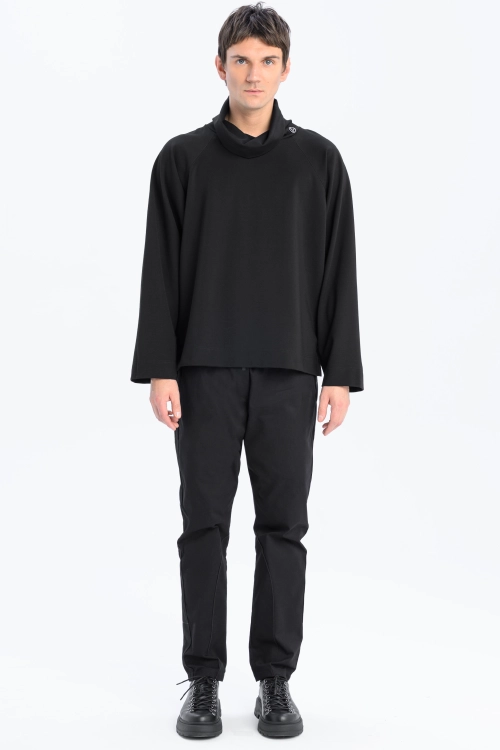 Bluza longsleeve z tubą oversize czarna rayon synthetic oddychająca (7).jpg