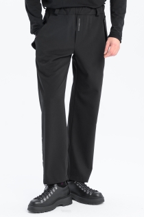 Spodnie eleganckie szerokie garniturowe casual do biura czarne high fashion z detalami loose fit proste (6).jpg