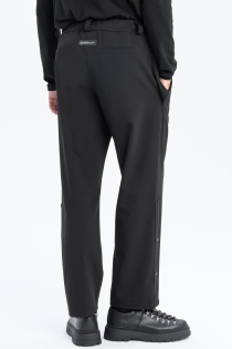 Spodnie eleganckie szerokie garniturowe casual do biura czarne high fashion z detalami loose fit proste (8).jpg