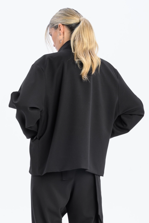 Marynarka kurtka czarna na zamek japanstyle awangardowa oversize made in poland (19).jpg