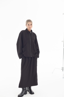 Marynarka kurtka czarna na zamek japanstyle awangardowa oversize made in poland (7).jpg