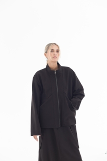 Marynarka kurtka czarna na zamek japanstyle awangardowa oversize made in poland (12).jpg