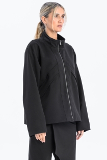Marynarka kurtka czarna na zamek japanstyle awangardowa oversize made in poland (17).jpg
