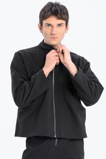 Marynarka kurtka czarna na zamek japanstyle awangardowa oversize made in poland (4).jpg