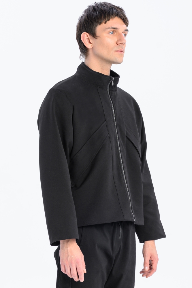 Marynarka kurtka czarna na zamek japanstyle awangardowa oversize made in poland (7).jpg