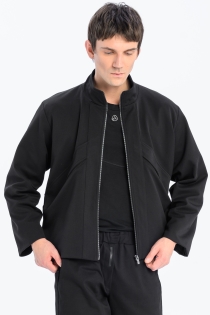 Marynarka kurtka czarna na zamek japanstyle awangardowa oversize made in poland (9).jpg