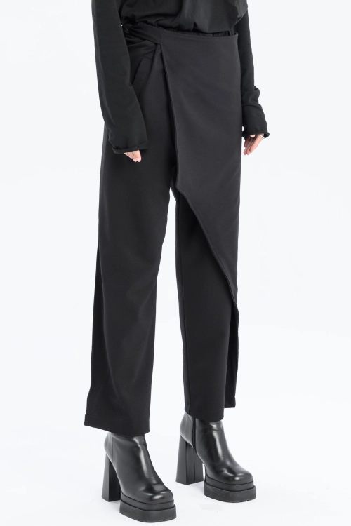 spódnicospodnie czarne z warstwami awangardowe japanstyle eleganckie made in poland oddychające (4).jpg