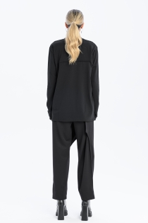 longsleeve oversize damski dopasowany linoryt bawełna synthetic czarny made in poland basic (7).jpg