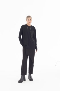 longsleeve oversize damski dopasowany linoryt bawełna synthetic czarny made in poland basic (2).jpg