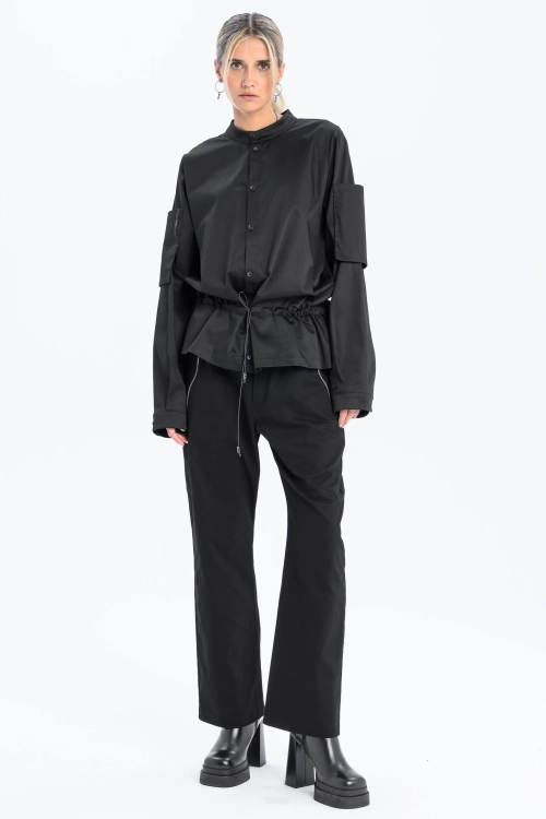 koszula oversize bluzowana awangardowa japanstyle czarna made in poland high fashion (19).jpg