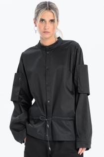 koszula oversize bluzowana awangardowa japanstyle czarna made in poland high fashion (20).jpg