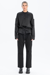 koszula oversize bluzowana awangardowa japanstyle czarna made in poland high fashion (2).jpg