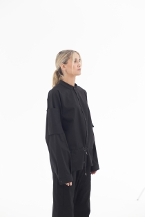 koszula oversize bluzowana awangardowa japanstyle czarna made in poland high fashion (3).jpg