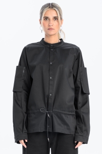 koszula oversize bluzowana awangardowa japanstyle czarna made in poland high fashion (14).jpg