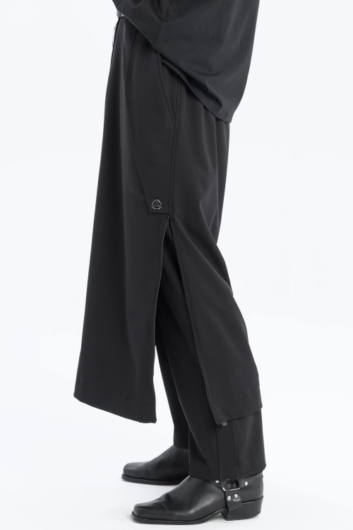 Spódnica synthetic oversize czarna ołówkowa z rozporkami rozpinana gothic długa (7).jpg