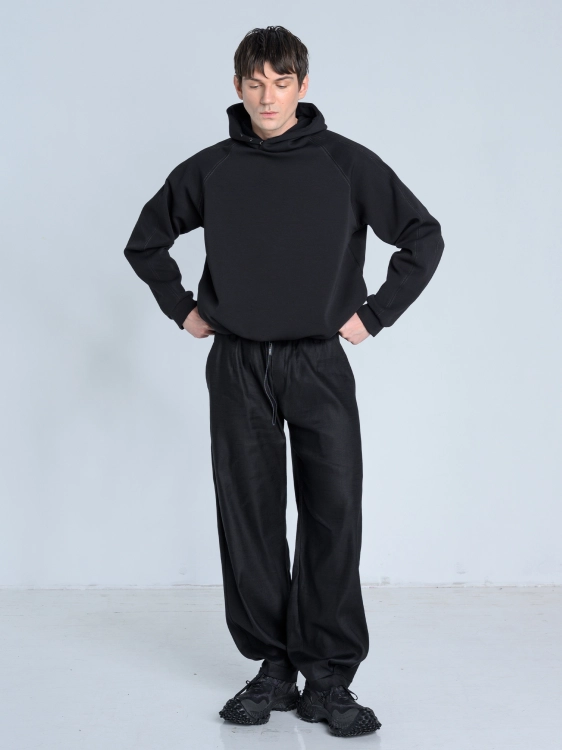 SS26 bluza dresowa ekskluzywna antracyt czarna designer polska marka_0003_KJ6_9199.jpg