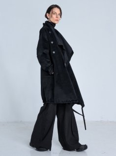 SS26 płaszcz lekki aksamit welur bluza długa_0005_KJ6_0667.jpg