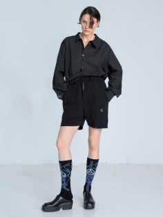 SS26 szorty dzianinowe czarne ekskluzywne_0002_KJ6_9663.jpg