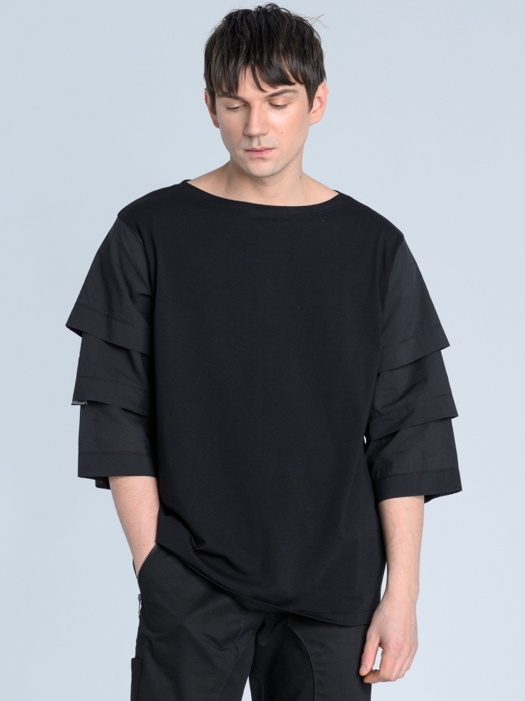 SS26 t-shirt z tkaninowymi rękawami_0002_KJ6_9700 copy.jpg