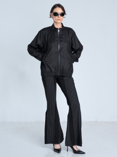 SS26 kurtka lniana letnia przejściowa czarna gładka_0006_KJ6_9456.jpg