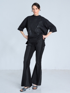 SS26 legginsy patchwork w prążek rozszerzane dzwony_0003_KJ6_9308.jpg