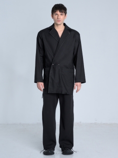 SS26 marynarka lniana lekka czarna przewiewna płaszczowa made in Poland_0010_KJ6_0536.jpg