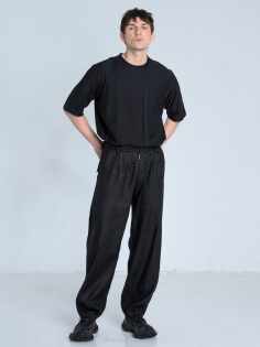 SS26 spodnie lniane gładkie czarne_0002_KJ6_9279.jpg