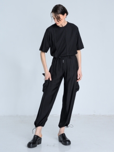 SS26 Spodnie przewiewne damskie wiskoza czarne ekskluzywne_0005_KJ6_0079.jpg