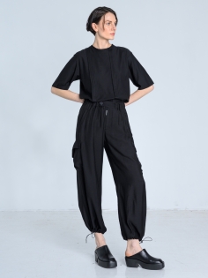 SS26 Spodnie przewiewne damskie wiskoza czarne ekskluzywne_0007_KJ6_0069.jpg