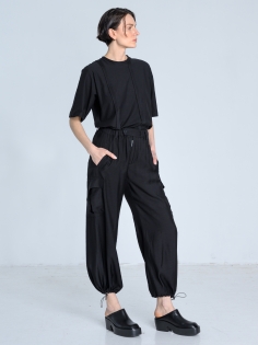 SS26 Spodnie przewiewne damskie wiskoza czarne ekskluzywne_0008_KJ6_0066.jpg