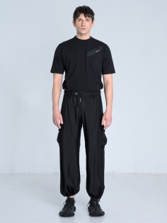 SS26 spodnie lekkie czarne na lato wiskoza męskie_0005_KJ6_8934.jpg