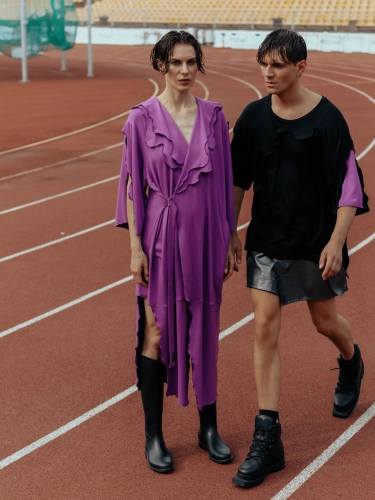 purple fluid: Kimono I (purple)